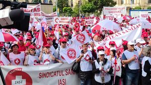 Trei zile de proteste în fața Guvernului, săptămâna viitoare, anunță federația Sanitas / Sindicaliștii cer mărirea cu 15% a salariilor tuturor angajaților din sănătate și asistență socială