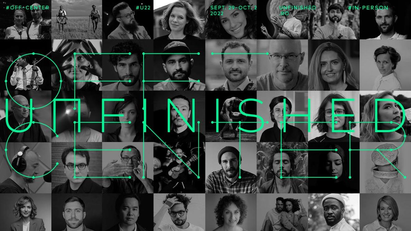 Începe UNFINISHED: patru zile de workshopuri, conversații, instalații și  performance-uri susținute de 40 de invitați din întreaga lume
