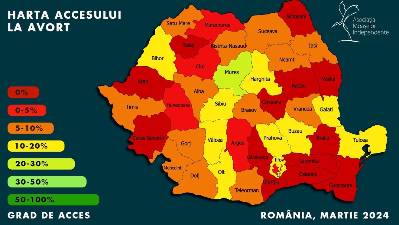 Raport îngrijorător: Peste 80% din spitalele publice nu oferă servicii de avort, deși procedura este legală în România / 90% dintre spitale și clinici nu trimit în altă parte femeile care solicită întreruperea sarcinii