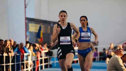 Claudia Bobocea, medaliată cu argint în proba de 1.500 m, la Europenele indoor de atletism