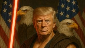 Casa Albă publică o imagine generată cu AI cu Trump ca Jedi, pentru a sărbători ziua „Star Wars” / „La mulţi ani tuturor, inclusiv Radicalilor Lunatici de Stânga. Voi nu sunteţi Rebeliunea – voi sunteţi Imperiul”