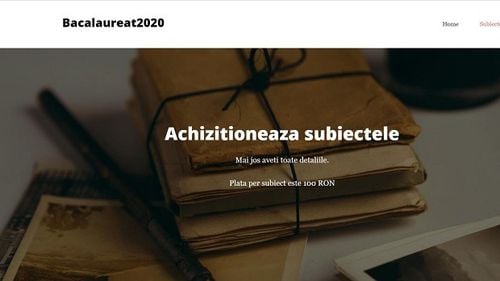 Site-ul care vindea „subiectele de la Bac cu 100 de lei” a fost închis în urma sesizării Edupedu.ro
