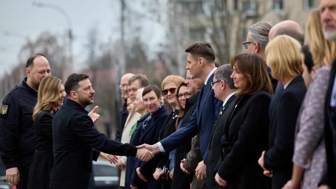 Șeful Senatului, Mircea Abrudean, la comemorarea masacrului de la Bucea / La ceremonie a participat președintele Volodimir Zelenski