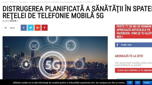 Psihoza 5G: cum e anunțată apocalipsa fără minime dovezi științifice
