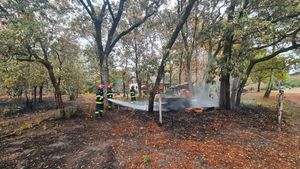 80 de pompieri români pleacă în Franța pentru a lupta contra incendiilor de pădure