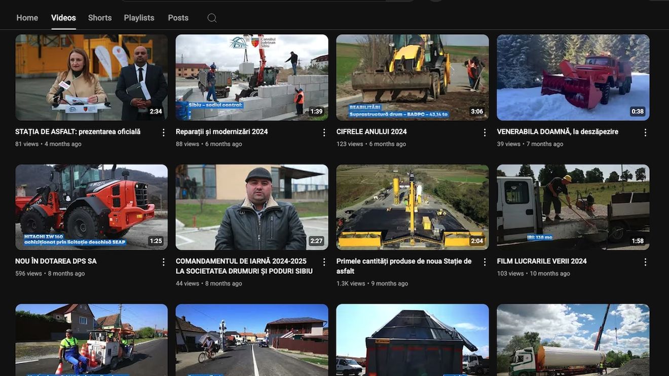 Firma de construcții a CJ Sibiu și-a redus programul de lucru la 4 zile pentru că nu mai are bani de salarii, dar cumpără filme de prezentare pentru Facebook și Youtube /„Amestecați două subiecte diferite”