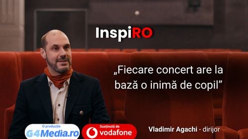 Povestea lui Vladimir Agachi, dirijorul care duce muzica simfonică în stradă și copiilor de la sate