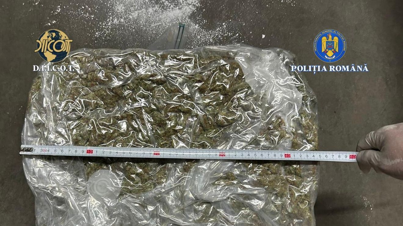 O femeie şi un bărbat care ar fi introdus în ţară 14 kilograme de canabis, reţinuţi / Drogul era adus în ţară din Spania, printr-o firmă de curierat