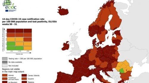 Presa belgiană: Toată Europa în roșu, cu excepția României