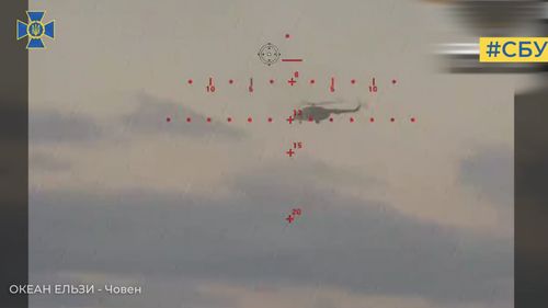 VIDEO Kievul susține că drone navale ucrainene au intrat în luptă cu elicoptere rusești în Golful Kerci