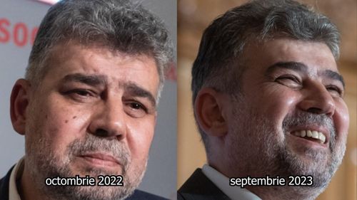 FOTO Grija premierului Ciolacu pentru imagine: Au dispărut câteva pete de pe obrazul drept / Cum s-au retușat alți politicieni după ce au ajuns la putere: cazurile Grindeanu și Băsescu