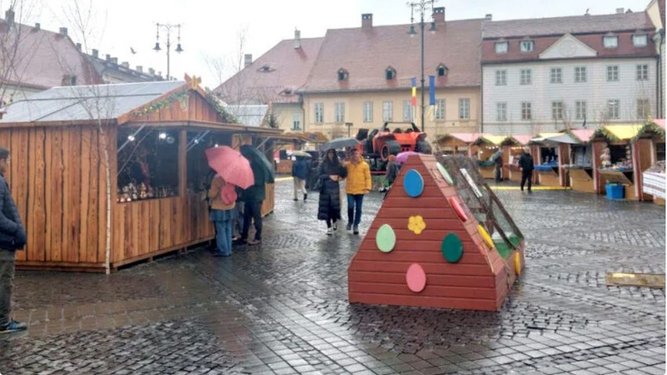 S-a deschis Târgul de Paști din Sibiu / Majoritatea comercianților spun că nu au mărit prețurile
