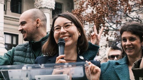 Candidata SENS, Ana Ciceală: Vă mulțumesc! Pentru noi miza alegerilor a fost să punem pe masă subiecte care au fost evitate mulți ani / Estimările din sondaje o clasează de abia pe locul 5, cu un scor de 6%