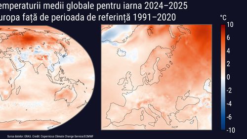 Iarna 2024-2025, a doua cea mai caldă din istoria măsurătorilor: Recorduri de temperatură în Europa și România, cu deficit major de precipitații