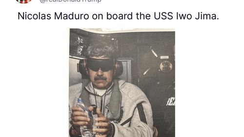 Treningul lui Nicolas Maduro era sortit să devină un meme după o imagine virală distribuită de Trump