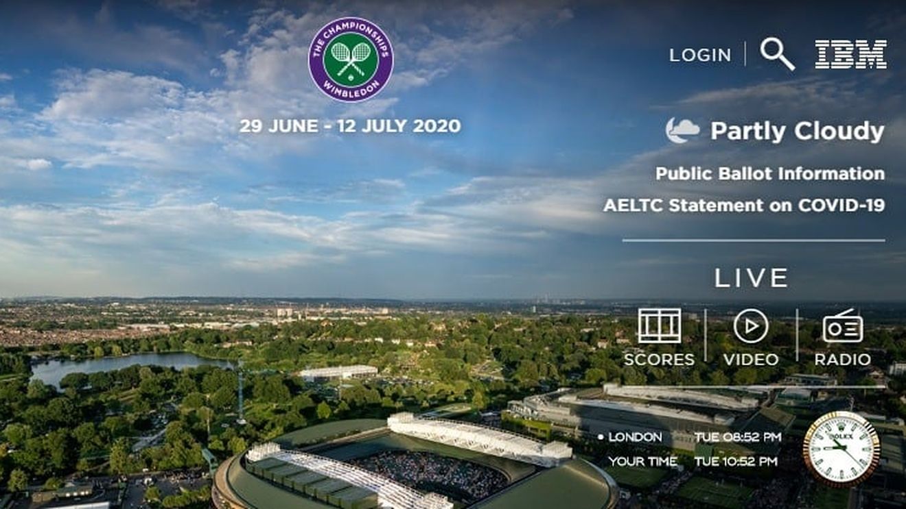 Organizatorii turneului de la Wimbledon nu au deocamdată în plan să anuleze sau să amâne competiţia care are loc în perioada 29 iunie-12 iulie