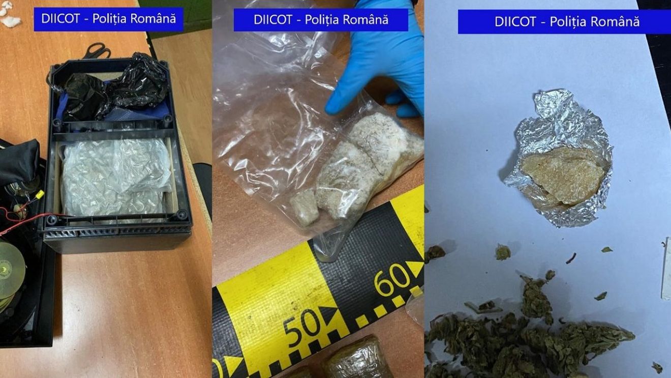 Șapte persoane arestate preventiv şi alte două, în arest la domiciliu, într-un dosar în care o grupare este suspectată că aducea droguri din Spania şi le distribuia în Brăila
