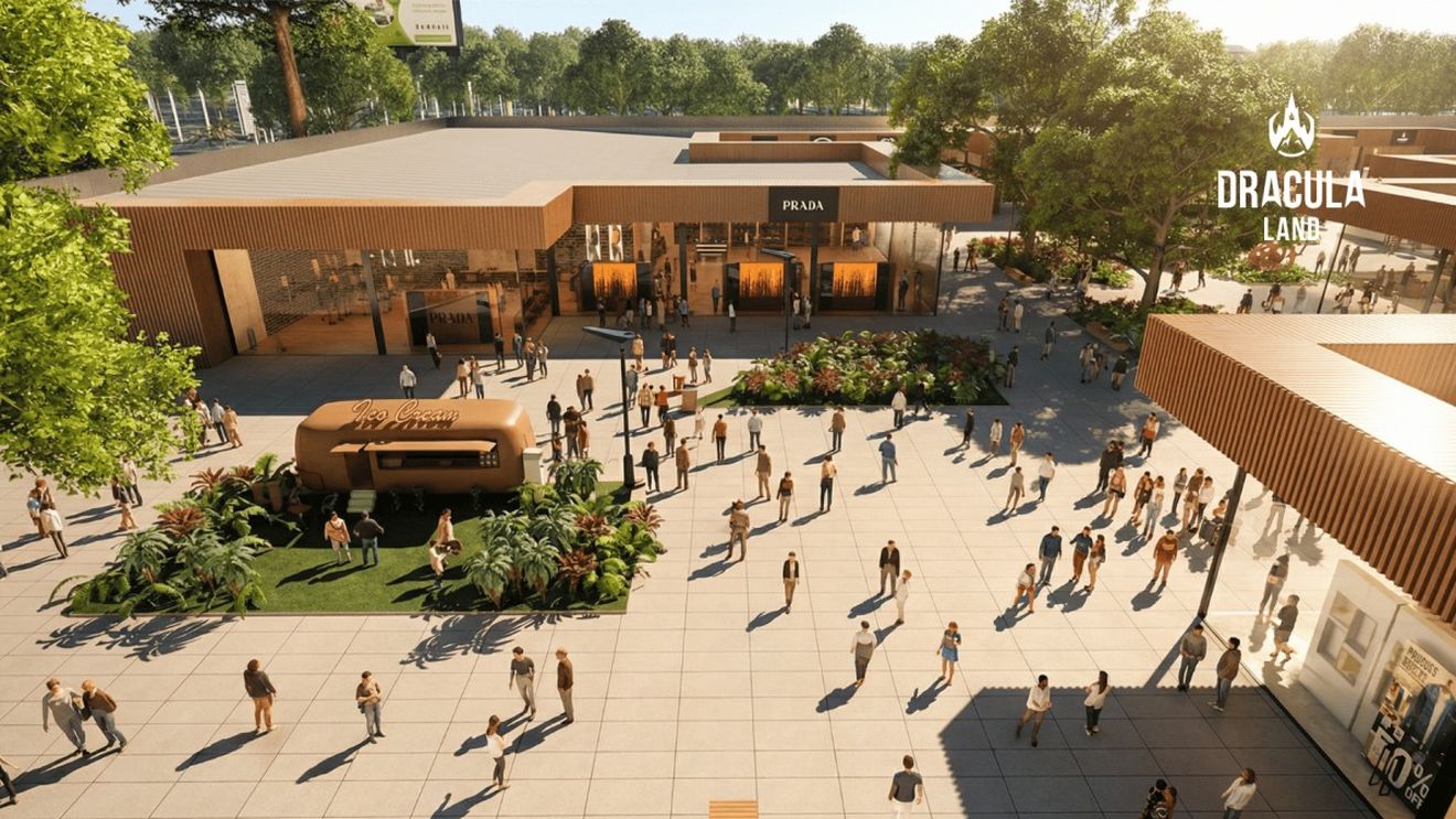 The concept of the DraculaLand project is being launched in Romania – a private investment of over EUR 1 billion, designed to become the largest entertainment, retail, and technology destination on the continent, one that will transform the country into a new global epicenter of entertainment (P)