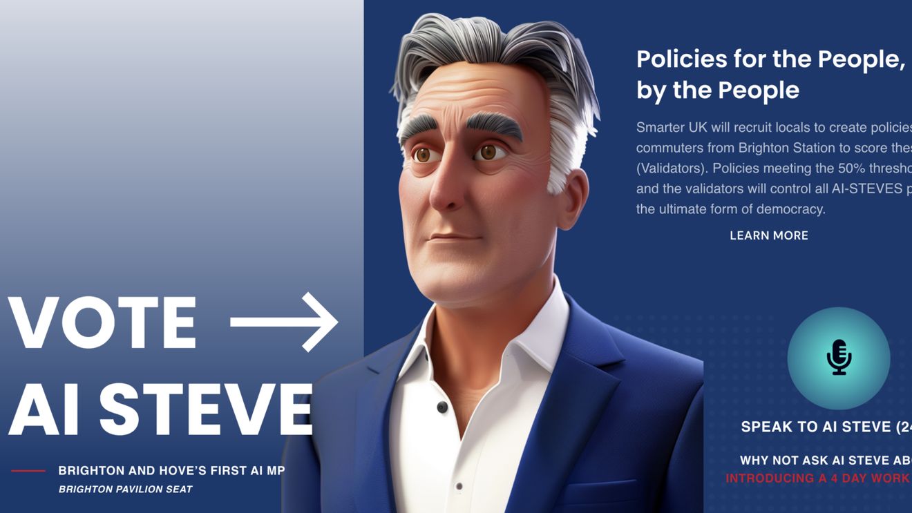 AI Steve: O inteligență artificială candidează la alegerile generale din Marea Britanie