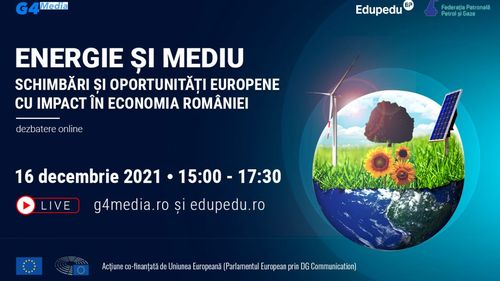 Cum rezistă economia României la impactul cu Green Deal? Marile tendințe europene în energie și mediu - Dezbatere G4Media