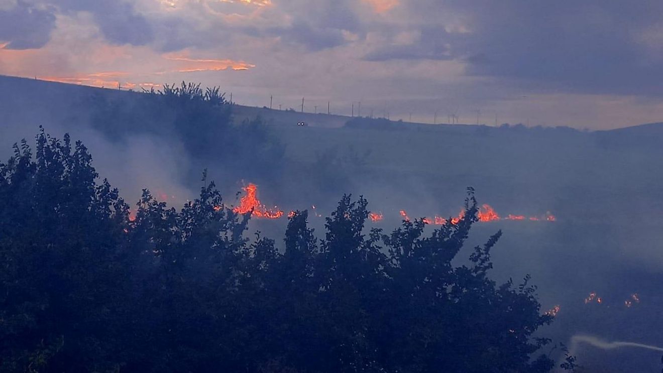 Dâmbovița: Incendiu de litieră în interiorul pădurii, la Moțăieni / Se acţionează în continuare pentru identificarea şi stingerea eventualelor focare