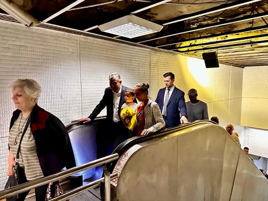 Marcel Ciolacu la metrou