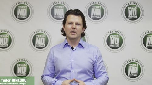 Printre cei mai radicali extremiști din România, Tudor Ionescu - liderul formațiunii Noua Dreaptă - ocupă pentru prima dată un loc în Parlament, de pe listele partidului SOS