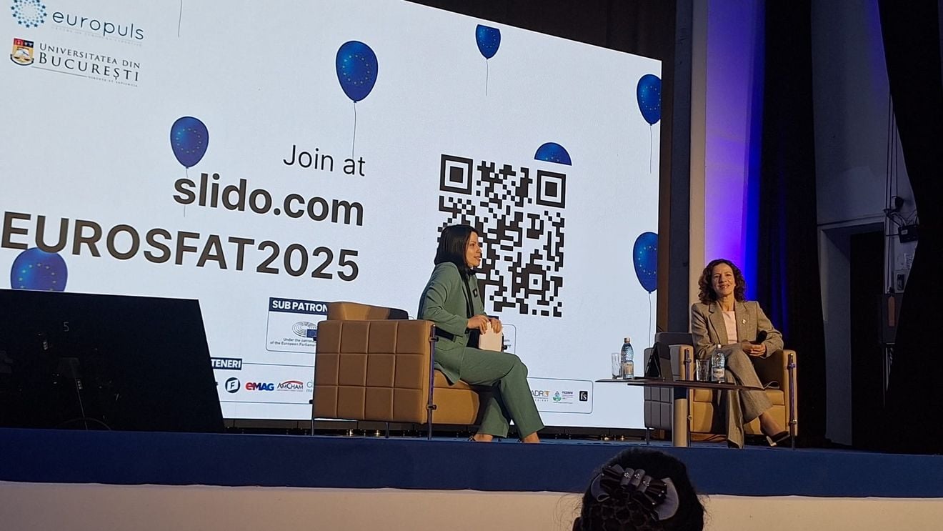 LIVE VIDEO Roxana Mînzatu, Comisar european, la forumul Eurosfat: Lucrez la un pachet de mobilitate echitabilă/ Fața „urâtă” a mobilității, abuzurile și exploatarea, posibile cauze ale euroscepticismului