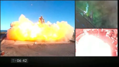 VIDEO Prototipul unei rachete a companiei SpaceX a explodat în timpul unui test de aterizare