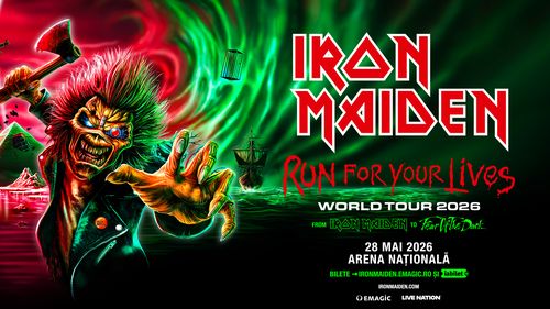IRON MAIDEN aduce turneul RUN FOR YOUR LIVES la București pe 28 mai