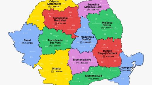 DOCUMENTE Ce populație ar avea fiecare județ al României dacă se adoptă proiectul depus în Parlament pentru reorganizarea administrativă: cel mai mic - 850 de mii, cel mai mai mare - 3,3 milioane / Cum își rezolvă cetățenii problemele cu administrația județeană