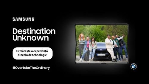 Samsung și BMW îți prezintă o experiență dincolo de tehnologie: 3 echipe, cele mai iconice produse, provocări epice. Descoperă Destination Unknown (P)