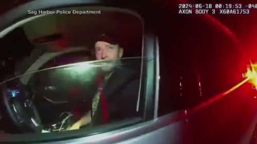 VIDEO Filmarea cu Justin Timberlake arestat în 2024 pentru că a condus beat, publicată de poliție
