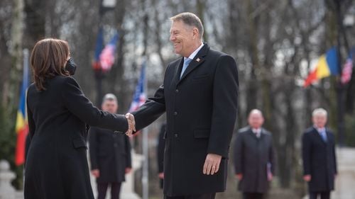 VIDEO FOTO Vizita vicepreședintei SUA Kamala Harris la Cotroceni în imagini