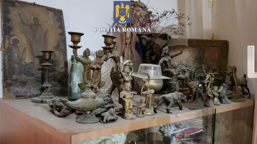 Percheziție domiciliară la un bărbat din județul Constanța, bănuit de furt calificat și tăinuire de bunuri aparținând patrimoniului cultural național