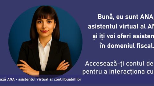 OPINIE Am testat asistentul virtual ANA al celor de la ANAF / Ne-a pus să așteptăm