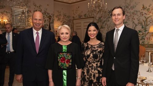 Viorica Dăncilă s-a întâlnit la Bruxelles cu Jared Kushner și ambasadorul SUA pe lângă UE