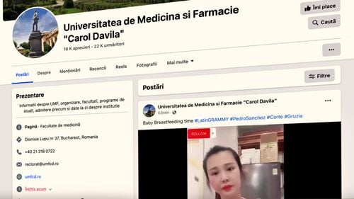 Pagina de Facebook a Universității de Medicină „Carol Davila”, compromisă. Directoratul Național de Securitate Cibernetică anunță că a oferit asistență