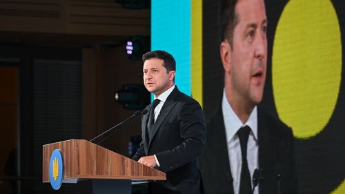 Zelensky acuză Rusia de ''genocid'' şi cere suspendarea dreptului de vot al acesteia în Consiliul de Securitate al ONU