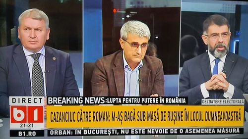 PNL și PMP, aliați și în dezbaterile electorale: Florin Roman și Robert Turcescu, dialog aprins cu Robert Cazanciuc / ”Nu luăm lecții de la șpăgari” vs ”Câți români trebuie să mai moară ca să plece Guvernul?”