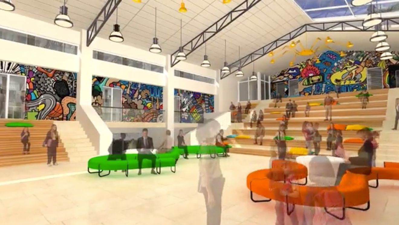 VIDEO Liceul din Sinaia va avea piscină, saună și va fi transformat radical printr-un proiect european de 5 milioane de euro