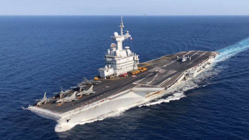 Portavionul Charles-de-Gaulle, pentru prima dată sub comanda NATO