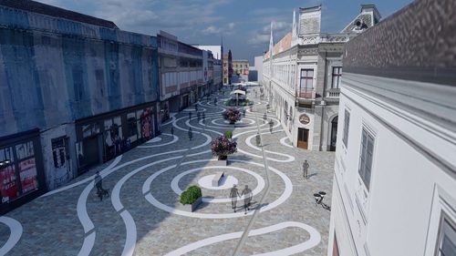Strada centrală Republicii din Oradea intră în reabilitare până anul viitor / Strada va fi refăcută cu pavaj din porfir, la fel ca celelalte piețe publice / Investiția e cofinanțată din fonduri europene și se ridică la 14,8 milioane de lei