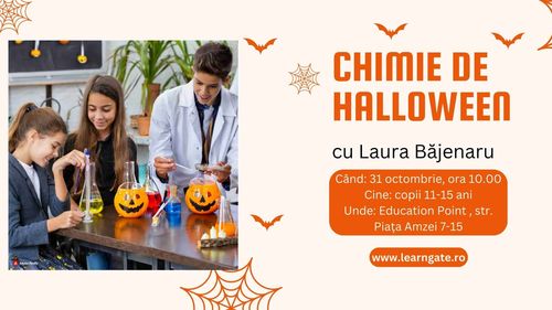 Atelier de chimie pentru copii de Halloween (Parteneriat)