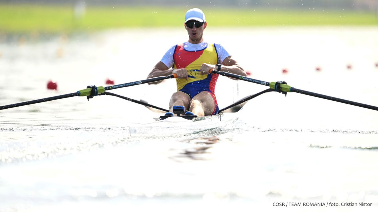 JO Paris 2024: Mihai Chiruță a ratat calificarea în finala A la canotaj simplu vâsle