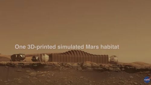 NASA dezvăluie o casă imprimată 3D care simulează viața pe Marte
