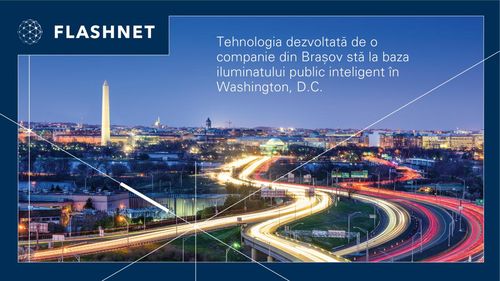 Tehnologia dezvoltată de o companie din Brașov stă la baza iluminatului public inteligent în Washington, D.C. (P)