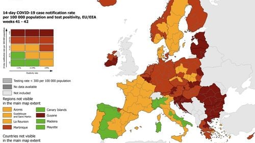 Centrul European pentru Controlul Bolilor (ECDC) prognozează creșterea numărului de cazuri COVID și a deceselor în România și pentru săptămâna viitoare