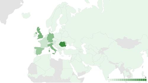Topul țărilor unde au votat cei mai mulți români din diaspora în prima zi a prezidențialelor: Marea Britanie, Italia, Germania și Spania conduc detașat / Nu a votat nimeni în Coreea de Nord, Sudan și Zimbabwe