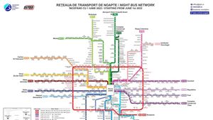 Din 1 iunie se reorganizează transportul public de noapte în București / Care sunt noile trasee